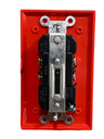 TOMACORRIENTE DOBLE POLARIZADA ROJO 20A CON TAPA 20AMP,125V NEMA 5-20R HOSPITALARIO CLASSIC LUX