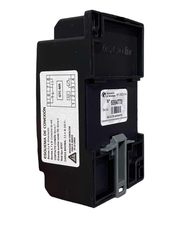 TEMPORIZADOR MULTIRANGO 0,1 S - 6 HR 120/220 V GTC-MR6 EXCELINE