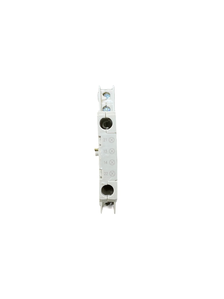 BLOQUE DE CONTACTO AUXILIAR 1NA+1NC MONTAJE LATERAL A LA DERECHA GUARDAMOTOR FRAME 80