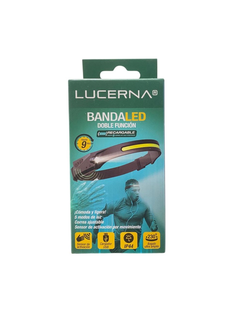 BANDA LED DOBLE FUNCION 24W 400-100/40-10LM/W 6.500°K IP44 110V RECARGABLE