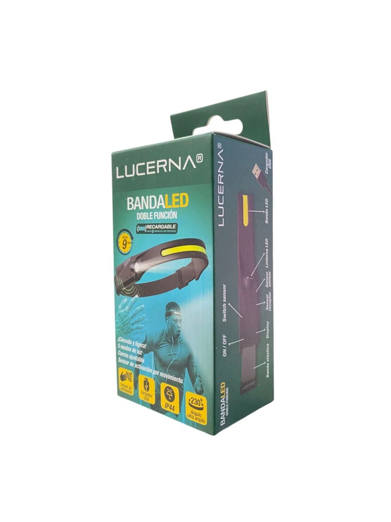 BANDA LED DOBLE FUNCION 24W 400-100/40-10LM/W 6.500°K IP44 110V RECARGABLE