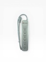 REGLETA ESTANDAR 6 TOMAS CON CABLE 0,8m INTERRUPTOR 10A COLOR BLANCO