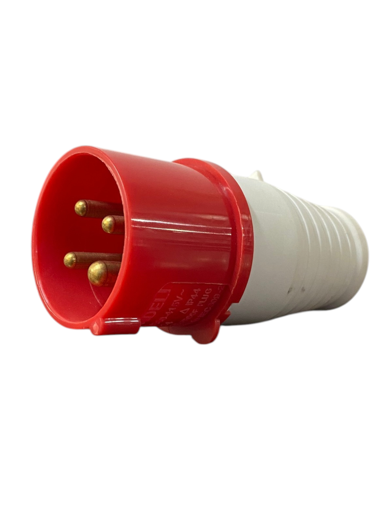 TOMA INDUSTRIAL MACHO 4PX16A (3P+T) 6H 380/415V IP44