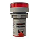 LUZ PILOTO LED 0-99Hz ROJO C/INDICADOR DE FRECUENCIA DIGITAL 22mm