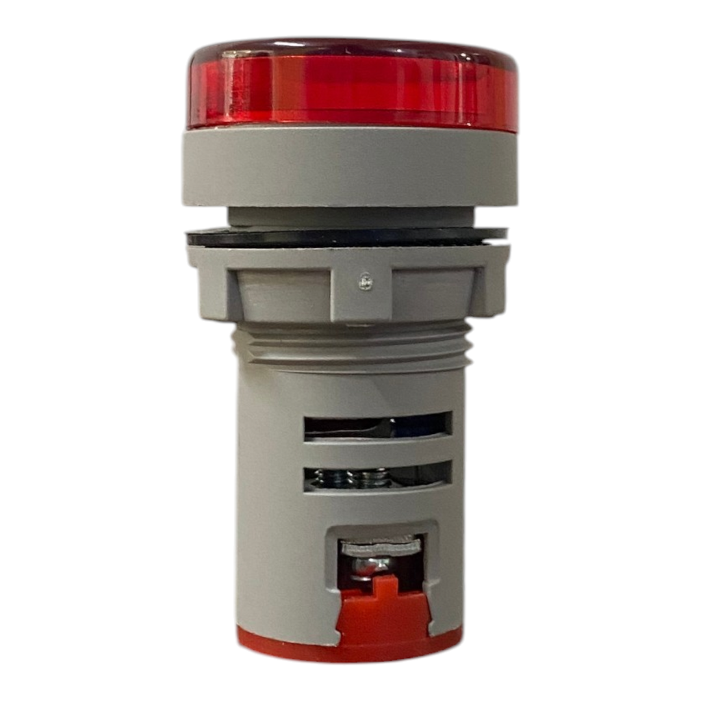 LUZ PILOTO LED 0-99Hz ROJO C/INDICADOR DE FRECUENCIA DIGITAL 22mm
