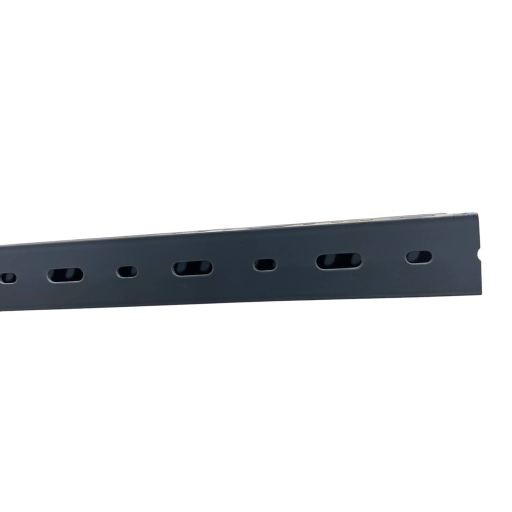 CANALETA RANURADA 25X25mm x 2m C/TAPA PVC  GRIS