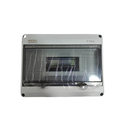 TABLERO DE DISTRIBUCION PLASTICO 12 CIRCUITOS EMPOTRABLE INTEMPERIE RIEL DIN IP65