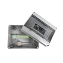 TABLERO DE DISTRIBUCION PLASTICO 12 CIRCUITOS EMPOTRABLE INTEMPERIE RIEL DIN IP65