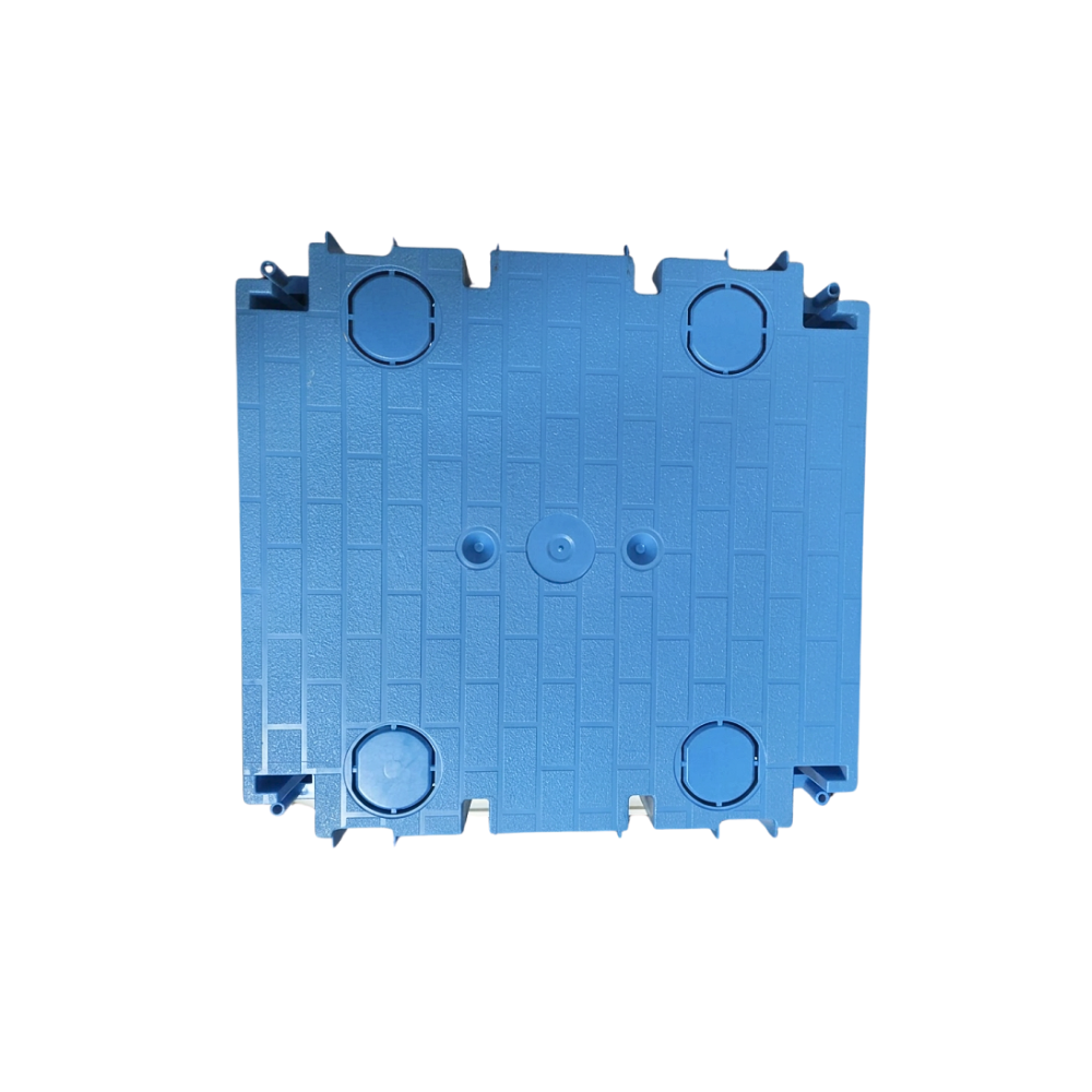 TABLERO DE DISTRIBUCION PLASTICO 8 CIRCUITOS EMPOTRABLE GRIS HUMO