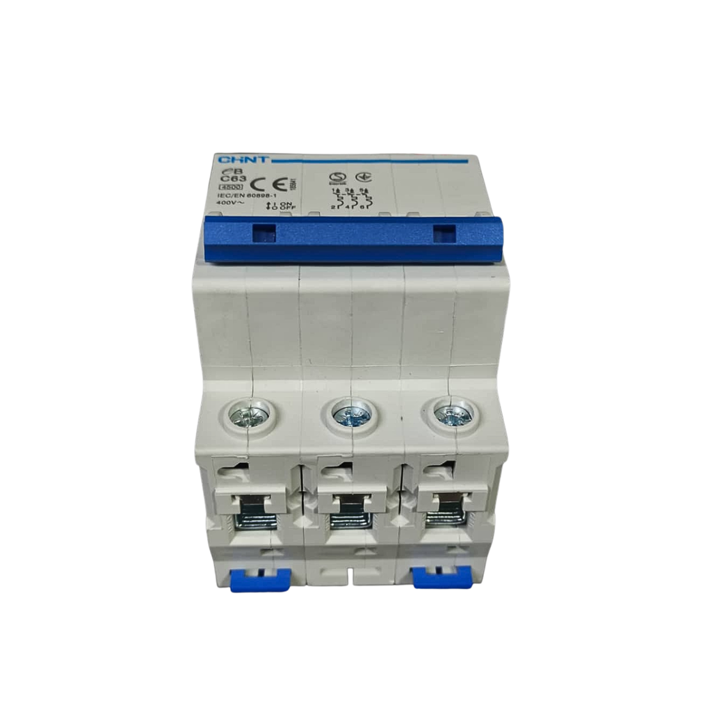 MINI BREAKER 3X63A 4.5KACC CURVA C 110/400V 50/60HZ