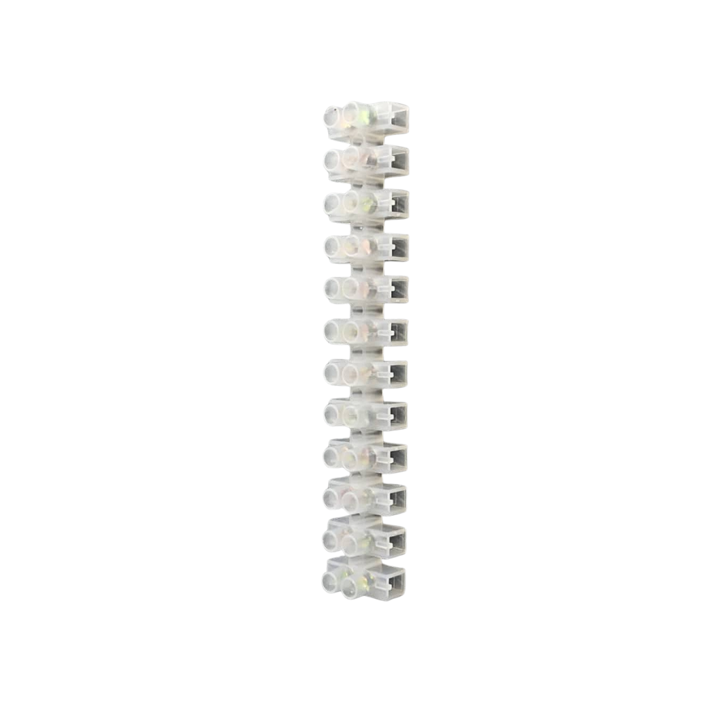 BORNERA DE GOMA O REGLETA DE DISTRIBUCION 6A 12X6mm² 
