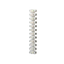 BORNERA DE GOMA O REGLETA DE DISTRIBUCION 6A 12X6mm² 