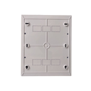TABLERO DE DISTRIBUCION PLASTICO 24 CIRCUITOS SUPERFICIAL INTERIORES RIEL DIN BLANCO