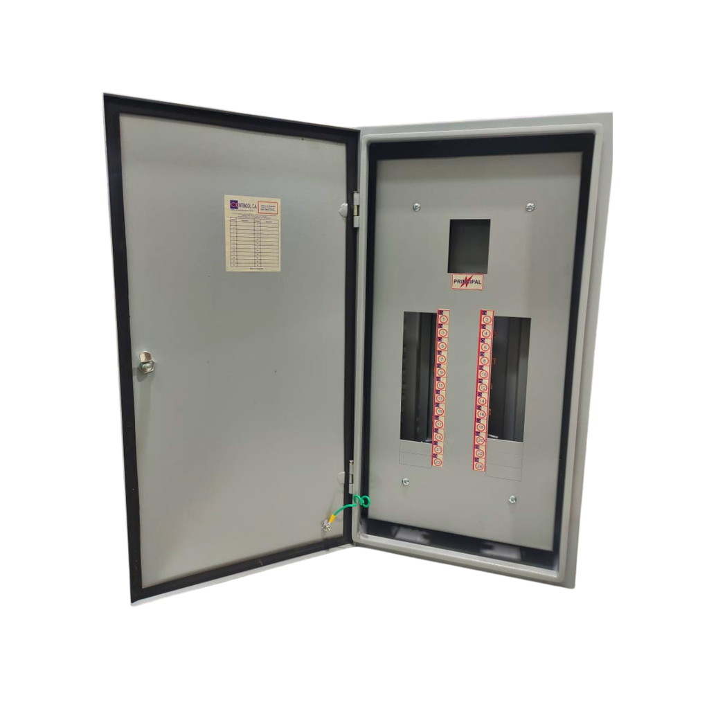 TABLERO MONOFASICO 24 CIRCUITOS SUPERFICIAL 120/240V 4 HILOS (2L+N+T) C/P SUPERIOR TQD 2X200A NEMA 3R NLAB424AB200S