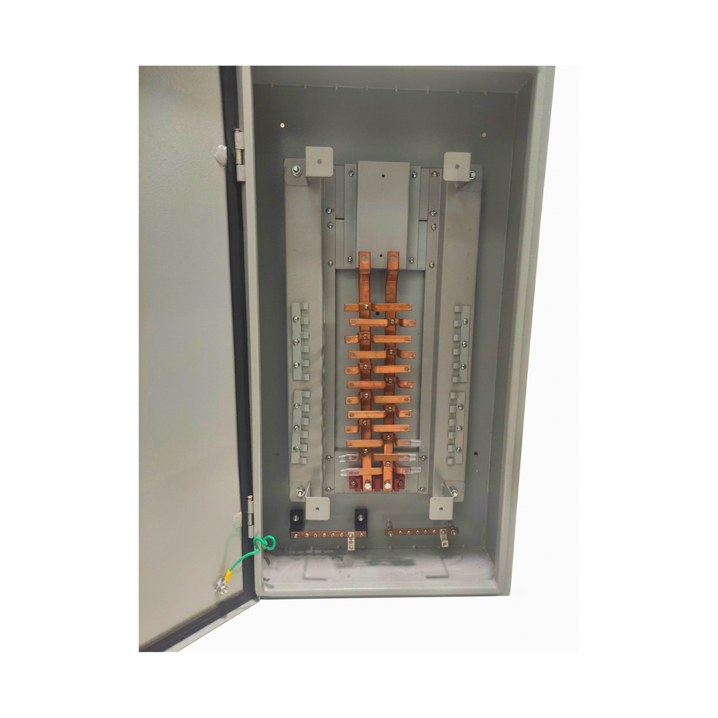 TABLERO MONOFASICO 24 CIRCUITOS SUPERFICIAL 120/240V 4 HILOS (2L+N+T) C/P SUPERIOR TQD 2X200A NEMA 3R NLAB424AB200S