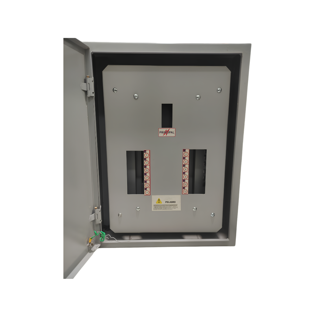 TABLERO TRIFASICO 12 CIRCUITOS SUPERFICIAL 120/208V 5 HILOS (3L+N+T) C/P 3X225A TQC NEMA 3R NLAB512AB225S