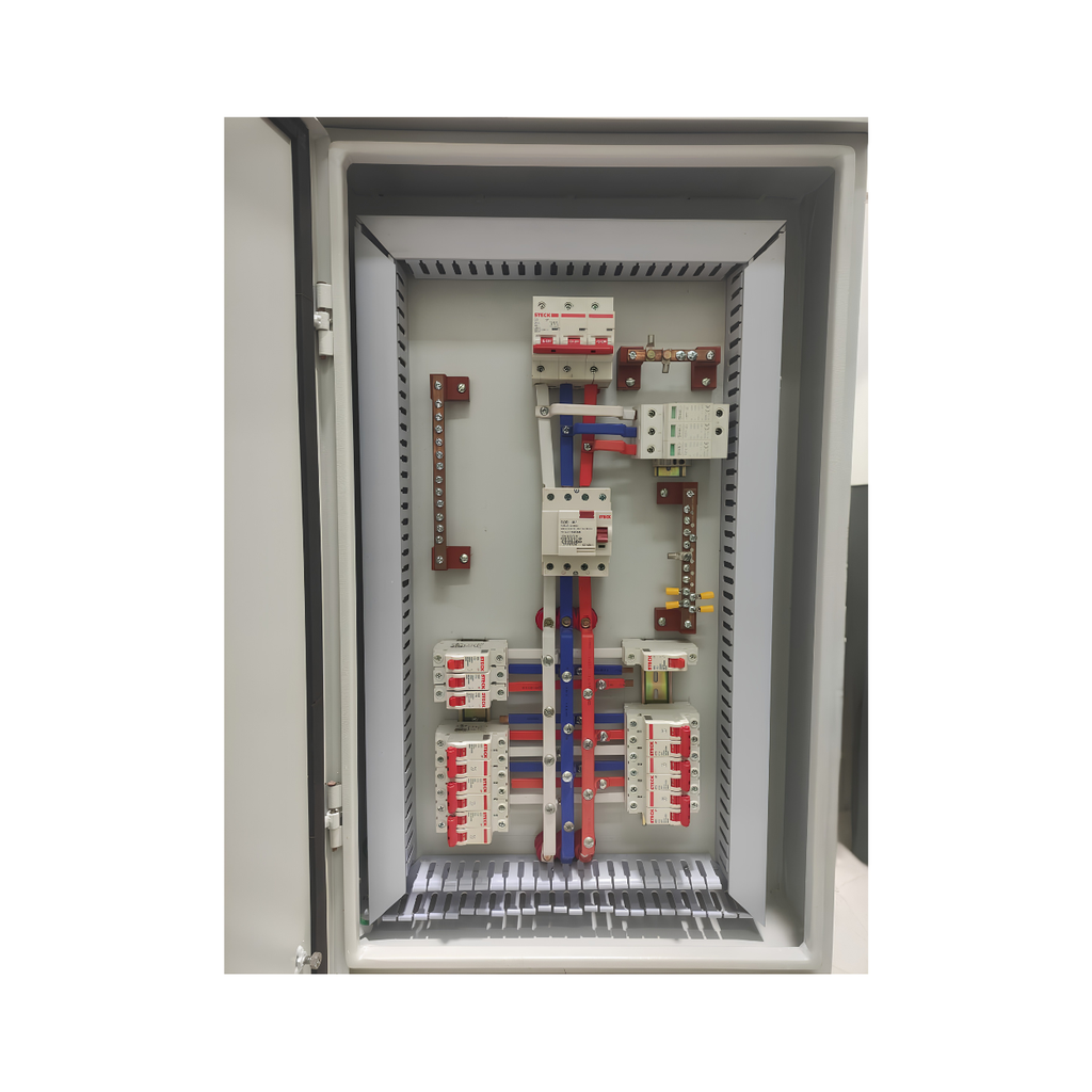 TABLERO TRIFASICO 18 CIRCUITOS SUPERFICIAL 120/208V 5 HILOS (3L+N+T) C/P 3X80A C/DIFERENCIA-SUPRESOR DE PICOS CAJA 800X500X165 SUPERFICIAL NEMA 3R NLAB518AB80S