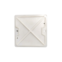 TAPA CIEGA PLASTICA CUADRADA 4X4" PVC BLANCA