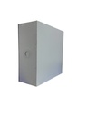 CAJA DE DERIVACION METALICA 250X250X150mm (10X10X6") LISA PINTURA ELECTROSTATICA GRIS INTENCOL