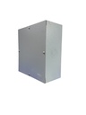CAJA DE DERIVACION METALICA 200X200X150mm (10X10X6") LISA PINTURA ELECTROSTATICA GRIS INTENCOL