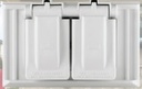 TAPA P/TOMACORRIENTE DOBLE DE SEGURIDAD TIPO 270 4X2 INTERPEIE GRIS 