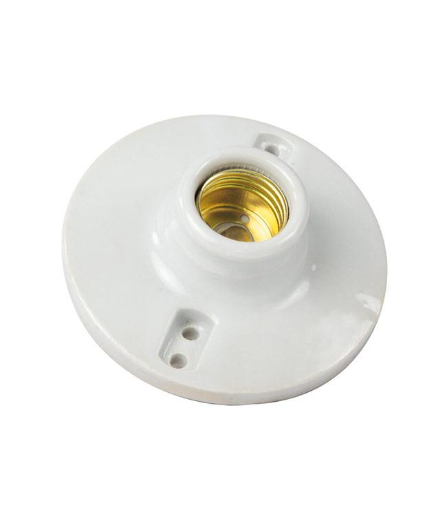 SOCATE E27 REDONDO 4" SUPERFICIAL PORCELANA BLANCO 