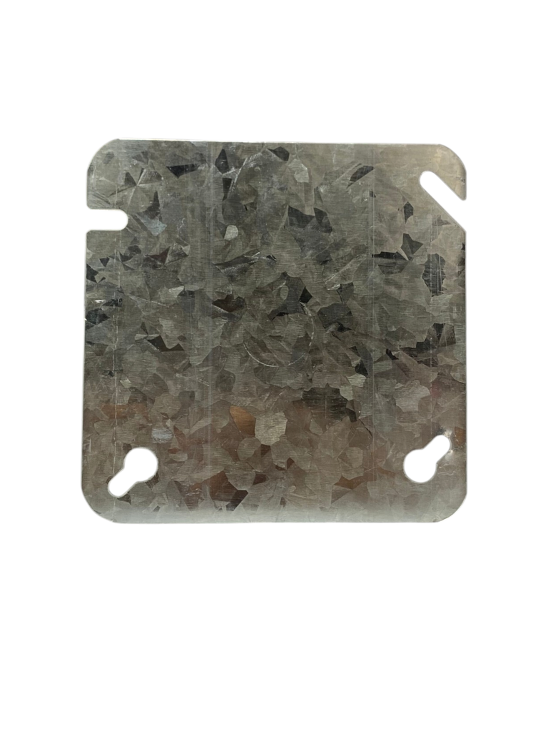 TAPA CIEGA METALICA CUADRADA 4x4" LISA
