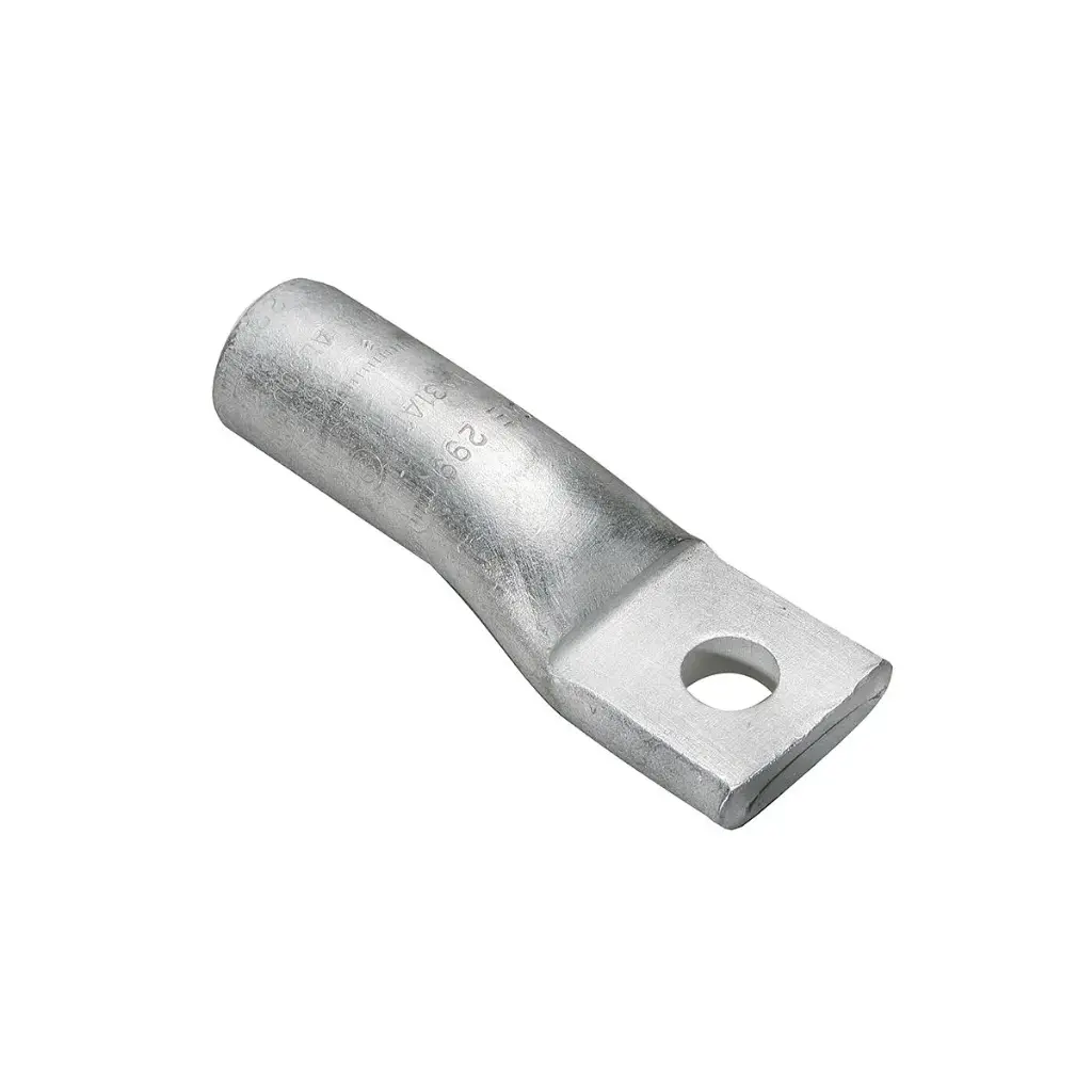 TERMINAL ANILLO 1H P/CABLE #1/0AWG OJAL 3/8" ALUMINIO CAÑON LARGO