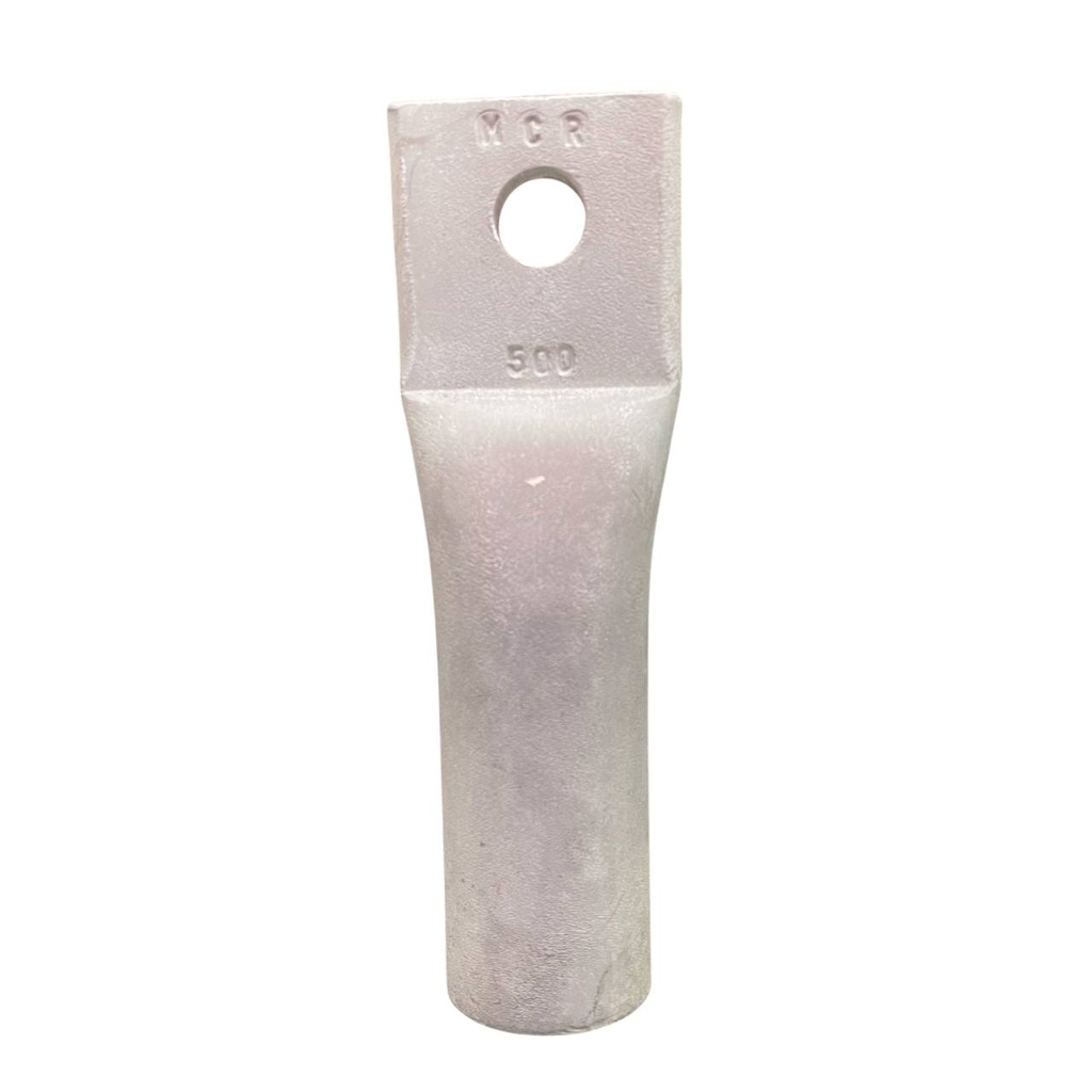 TERMINAL ANILLO 1H P/CABLE #500MCM OJAL 1/2" ALUMINIO CAÑON LARGO