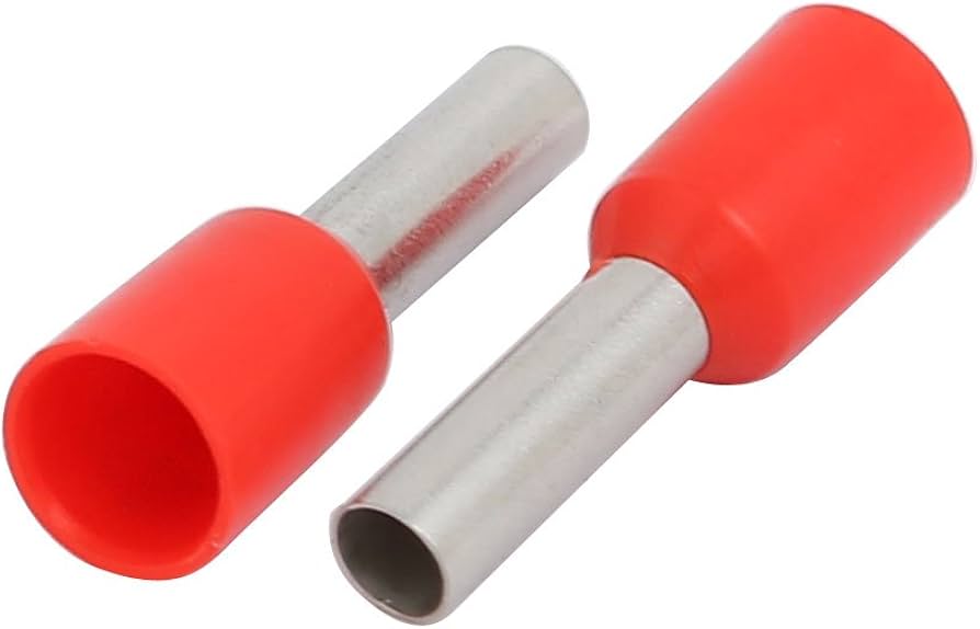 TERMINAL PUNTA HUECO ROJO AISLADO CABLE 18 P/100 PZA 