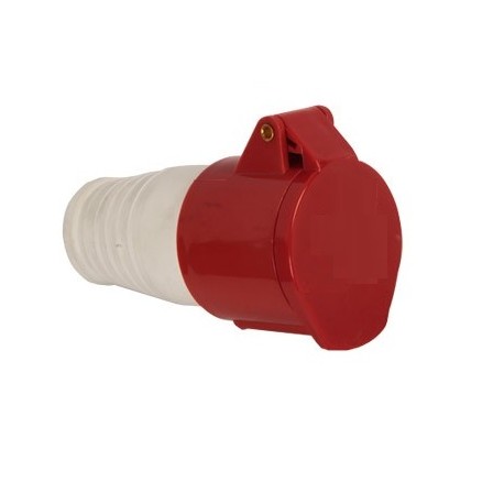 TOMA INDUSTRIAL HEMBRA 4PX63A(3P+T) AEREA 6H 380/415V 3S-234
