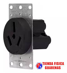 TOMACORRIENTE INDUSTRIAL 3P 50A 125/250V EMBUTIR 3X50A TRIFASICO NEMA 10-50R