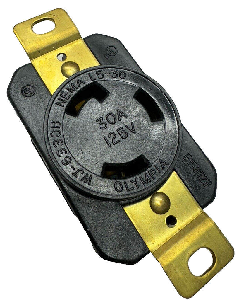 TOMACORRIENTE MONOFASICO 30 A 125 V NEMA L5-30