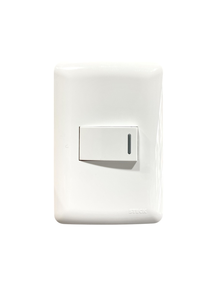 INTERRUPTOR SENCILLO 10A BLANCO LYRA