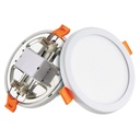 PANEL LED 8W REDONDO AJUSTABLE 85-265V IP40 6.500°K 586LM