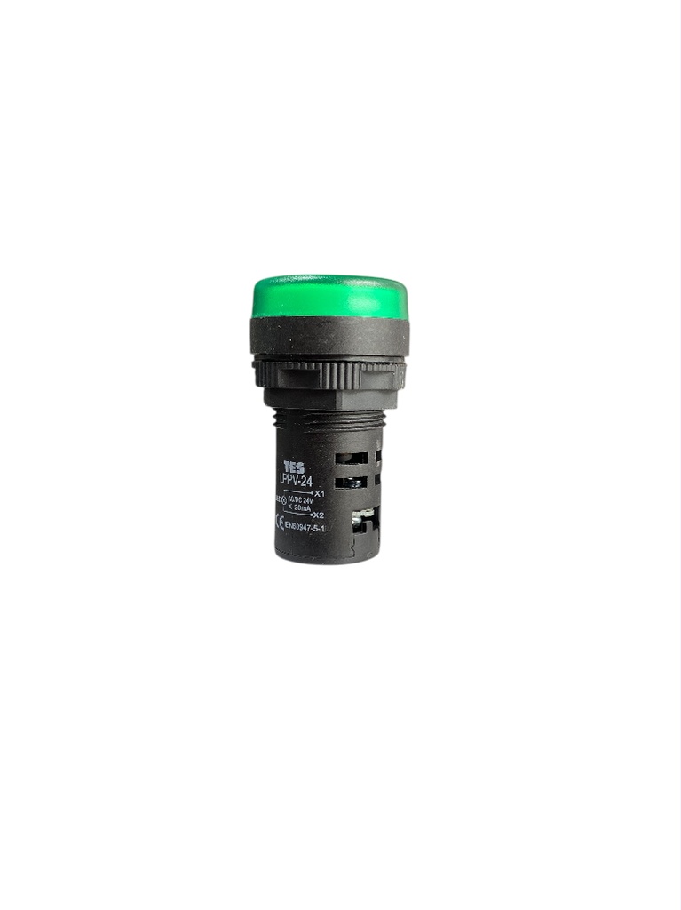 LUZ PILOTO LED 24V AC/DC VERDE 20mA