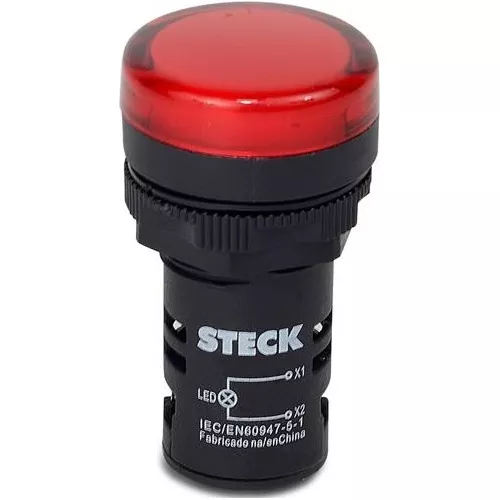 LUZ PILOTO LED 220V ROJO Ø22 mm 20 mA
