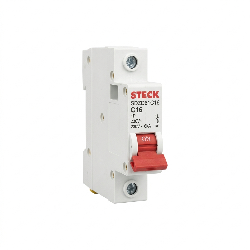 MINI BREAKER 1X16A 6KACC CURVA C 230/400V 50/60HZ