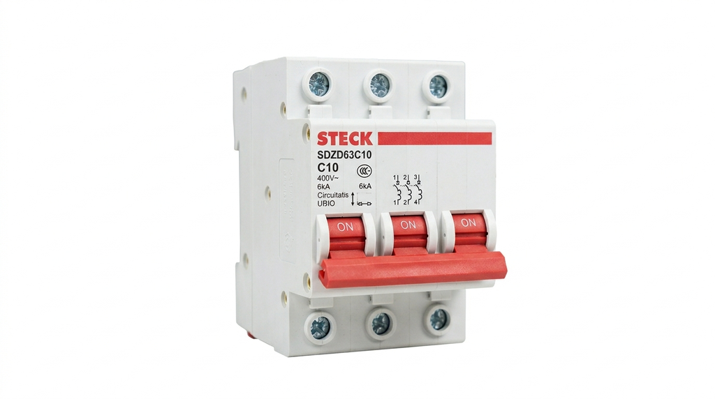 MINI BREAKER 3X10A 6KACC CURVA C 230/400V 50/60HZ