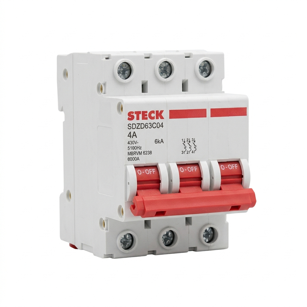 MINI BREAKER 3X4A 6KACC CURVA C 230/400V 50/60HZ
