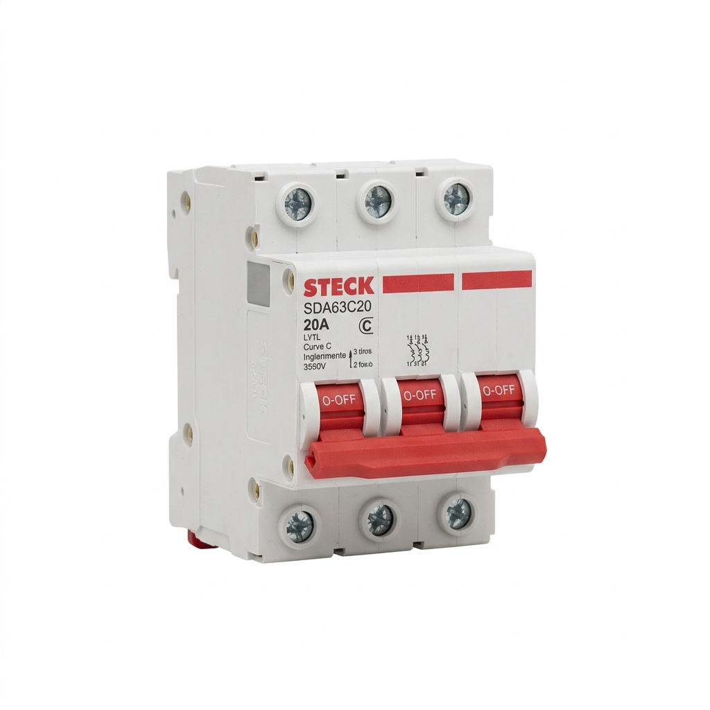 MINI BREAKER 3X20A 10KACC CURVA C 230/400V 50/60HZ
