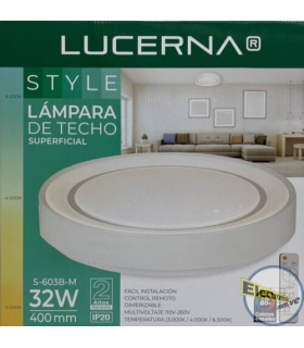 PLAFON DEC. IP20 32 W Ø400 X 70 MM DIMMER C/CONTROL