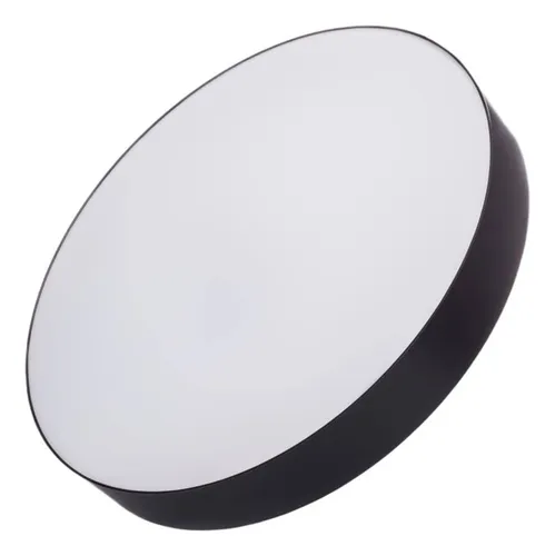 PLAFON LED DECORATIVO IP20 46 W 500 mm 3 TONOS DIMMER BORDE NEGRO C/CONTROL