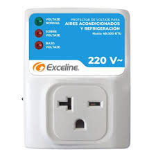 PROTECTOR DE VOLTAJE PARA AIRES ACONDICIONADOS Y REFRIGERADORES 220 Vca HASTA 48.000 BTU