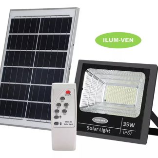 REFLECTOR LED CON PANEL SOLAR 35W