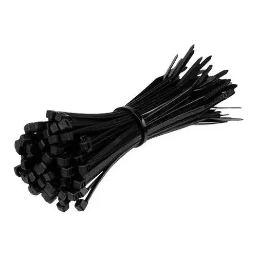 AMARRE-TIRRAP DE NYLON NEGRO 5X300MM (100 UNIDADES)