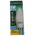 BOMBILLO LED 5W 450LM 6.500°K IP20 100-240V E14 TIPO VELA