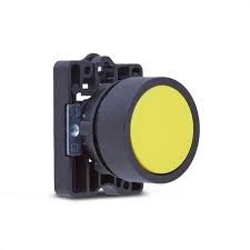 PULSADOR PLASTICO AMARILLO
