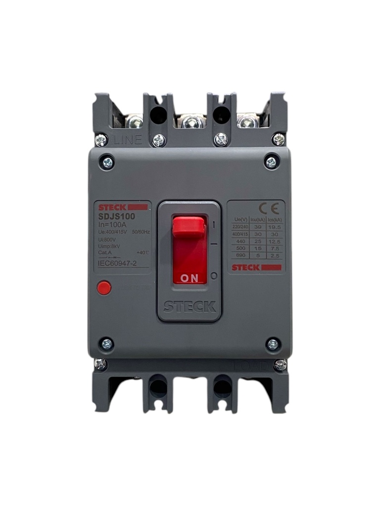 BREAKER 3X100A CAJA MOLDEADA  36 KACC/220 V - 25 KACC/440 V 