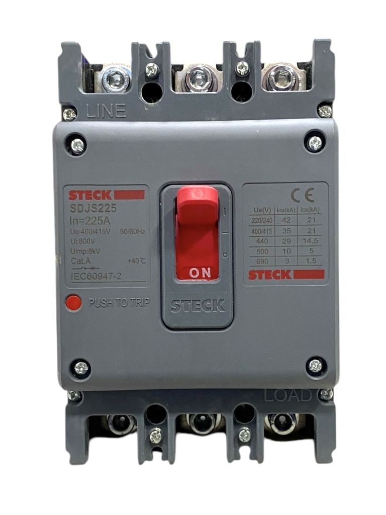 BREAKER 3X225A CAJA MOLDEADA 42KA 220V - 29KA 440V